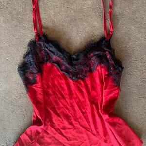 Size small red and black